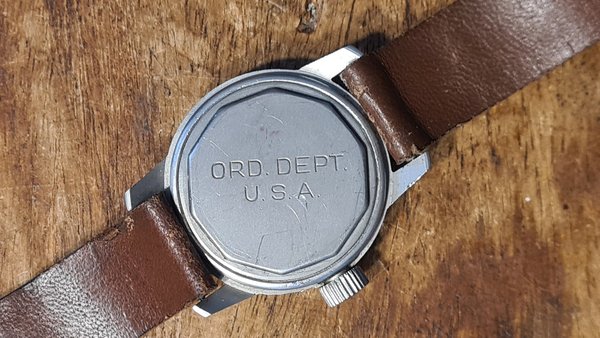 US WWII American ELGIN Wristwatch Officer's watch