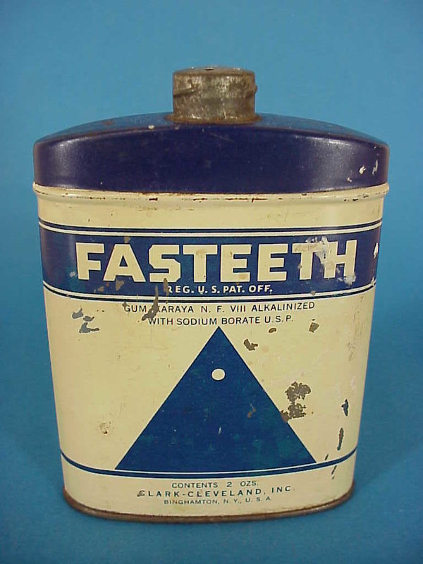 US WWII Tooth Powder Fasteeth