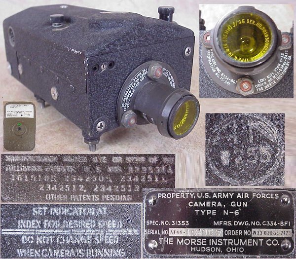 US WWII Camera N-6 Morse Instrument Co.