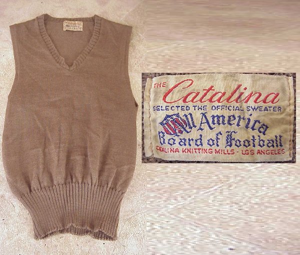 US WWII rare Sweater Sleeveless Catalina