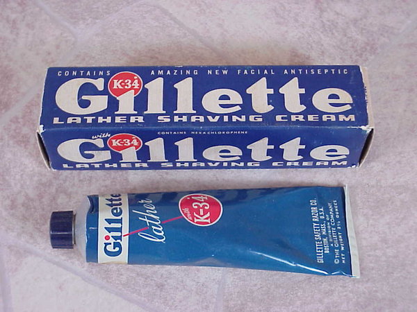US WWII Shave Cream Gilette