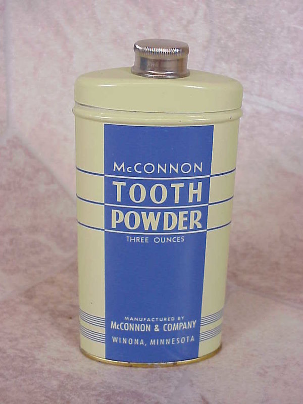 US WWII Tooth Powder Mc. Connon