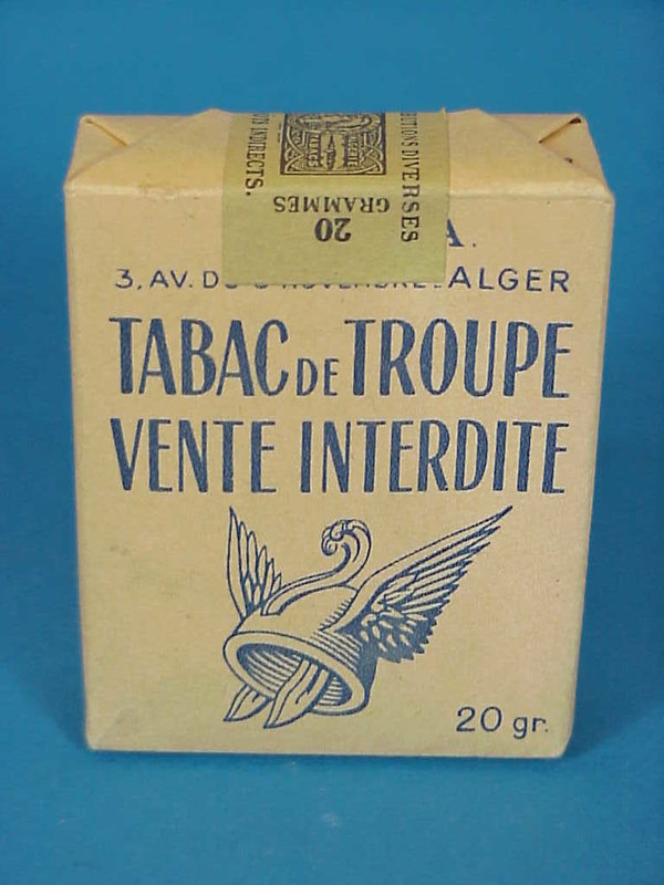 French WWII Cigarettes Gauloises Tabac De Troupe Vente Interdite