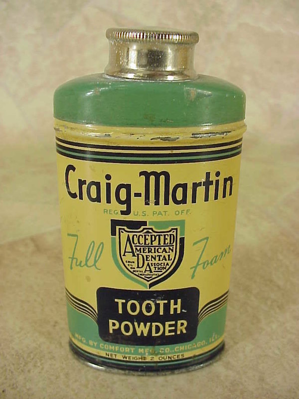 US WWII Tooth Powder Craig Martin