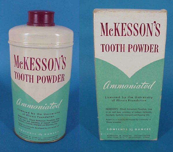 US WWII, Tooth Powder McKessons, very good condition