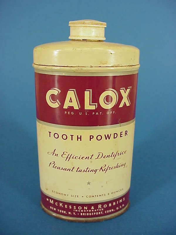 US WWII, Tooth Powder Calox, good condition