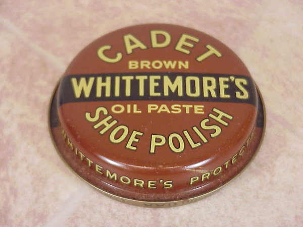 US WWII, Shoe Polish Whittemore´s Cadet brown, very good condition