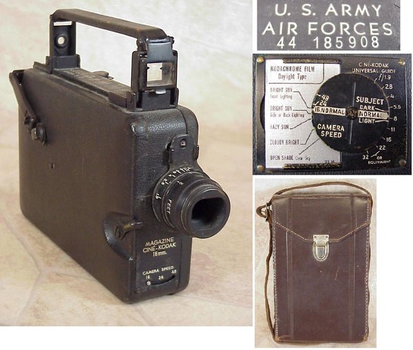 US WWII, Camera Kodak Cine U.S.A.A.F.,very good condition