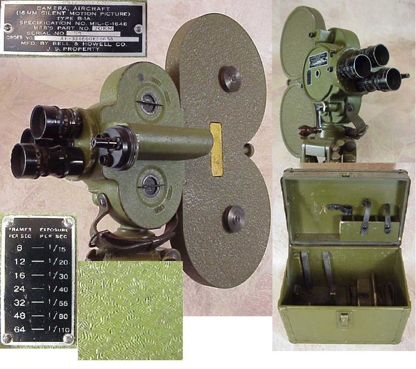 US WWII Camera Bell & Howell Aircraft B-1A