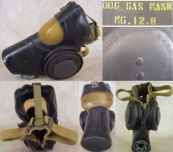 US WWII Gasmask for dogs