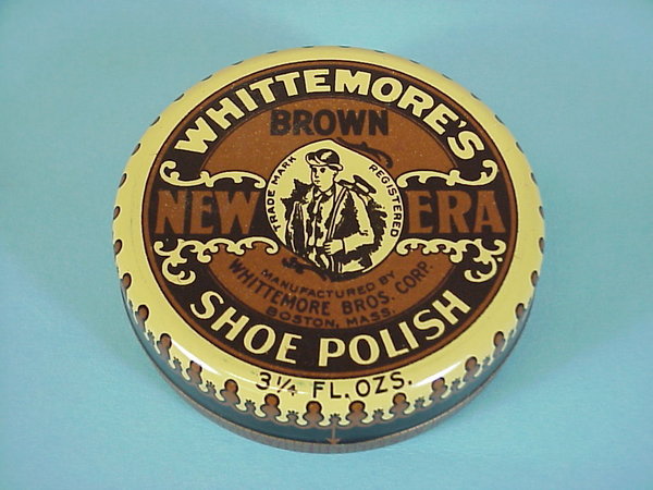 US WWII, Shoe Polish Whittemore´s New Era brown, full, very good condition