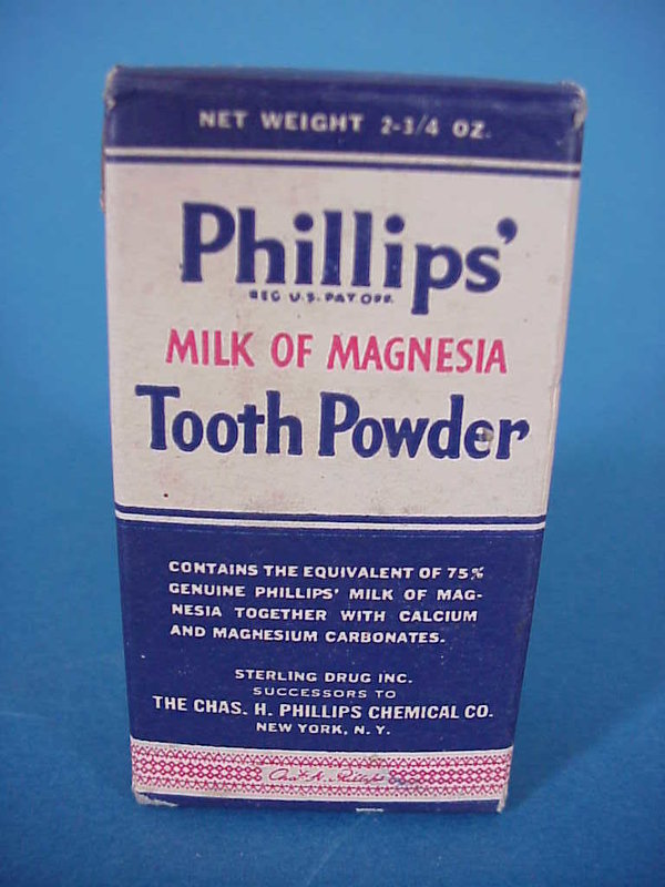 US WWII, Tooth Powder Phillips 1oz, very good condition