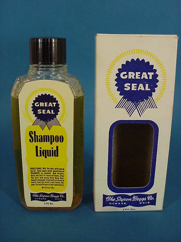 US WWII, Hair Shampoo Great Seal, very good condition