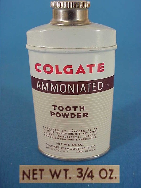 US WWII, Tooth Powder Colgate Ammoniated, very good condition