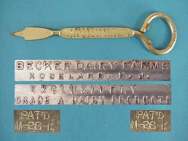 US WWII, Can & Bottle Opener Becker Farms, very good condition