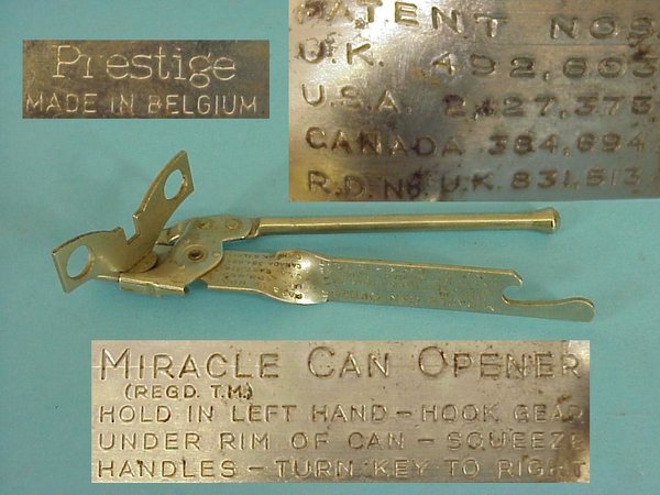 US WWII, Can Opener Miracle, very good condition