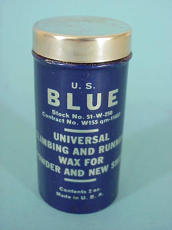 US WWII, Ski Wax Blue, very good condition