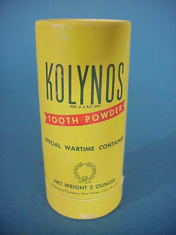 US WWII, Tooth Powder Kolynos, very good condition