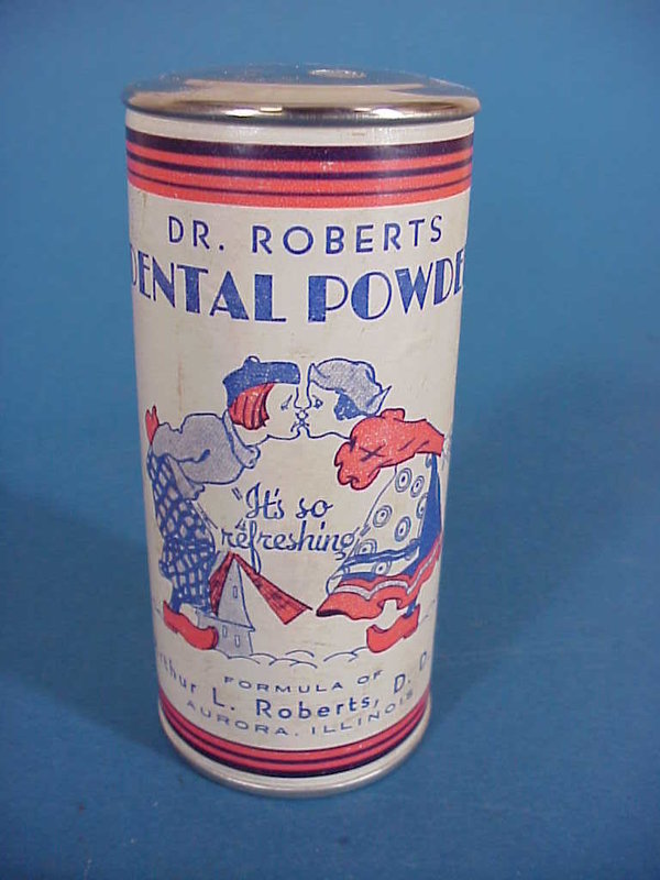 US WWII, Tooth Powder Dr. Roberts, good condition