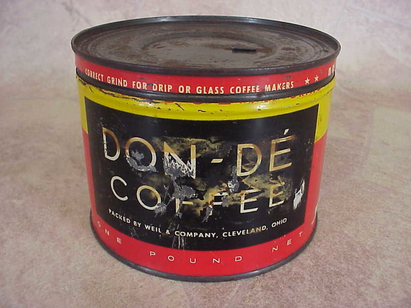US WWII, Coffee Don De, empty, condition see picture