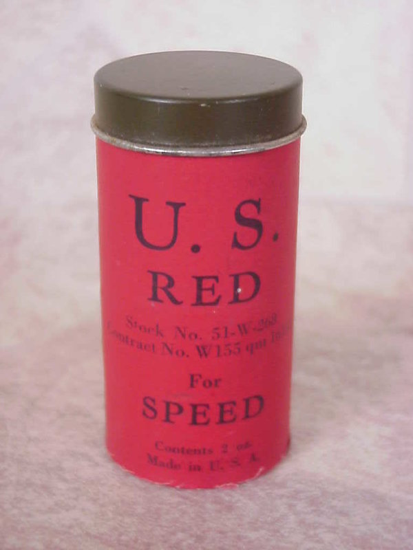 US WWII, Ski Wax Red, very good condition