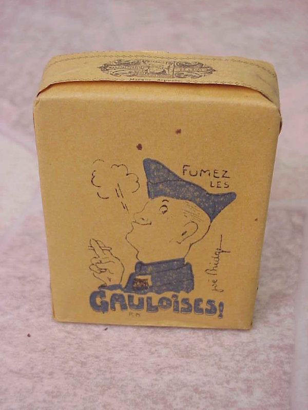 French WWII, Cigarettes Gauloises Gerrison Cap, very good condition