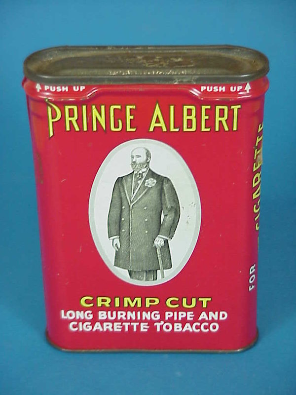 US WWII, Tin Tobacco Prince Albert, empty, good condition