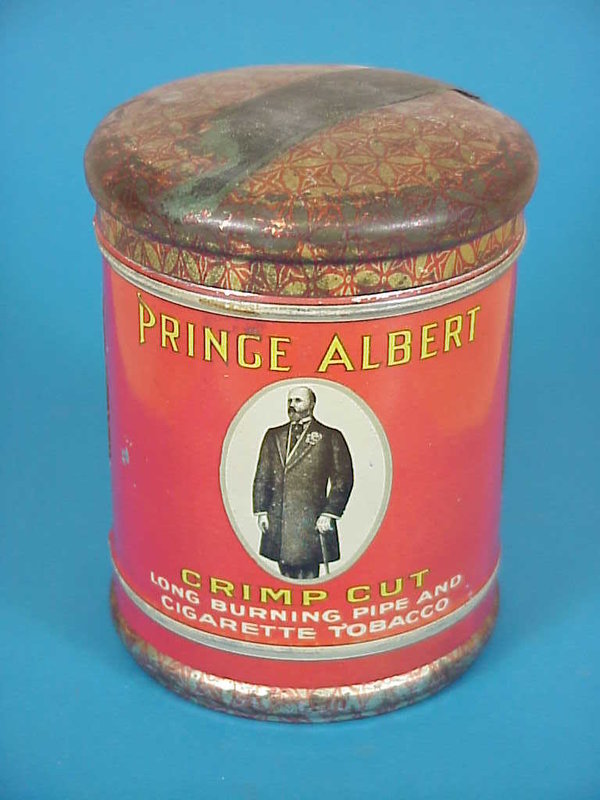US WWII, Tin Tobacco Prince Albert round, empty, good condition