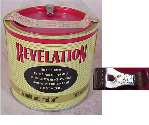 US WWII, TinTobacco Revelation round, full, very good condition
