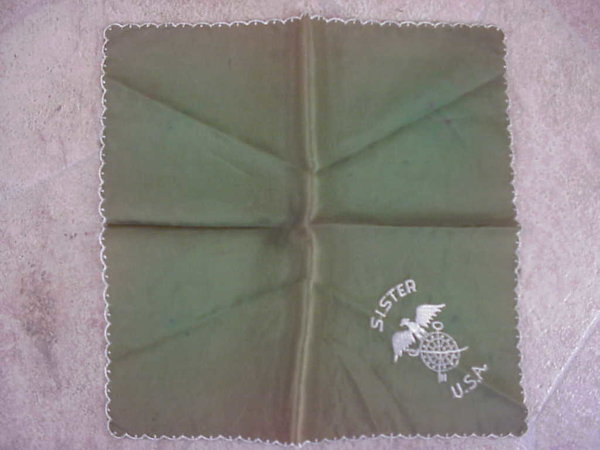US WWII, Handkerchief Quartermaster Corps Sister, very good condition