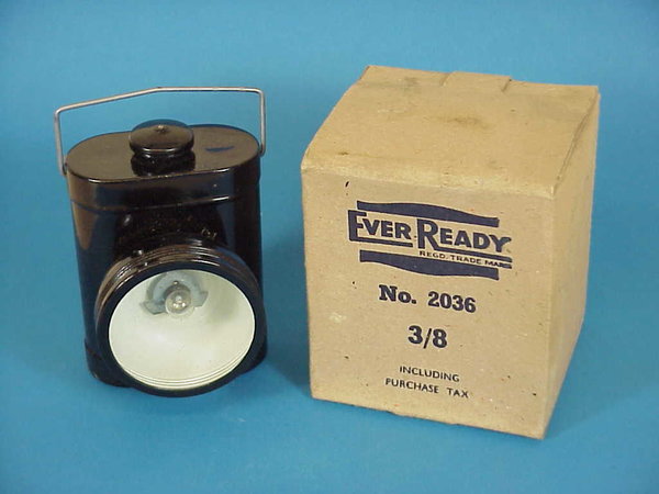 US WWII, Head Light Bicycle Ever Ready, very good condition