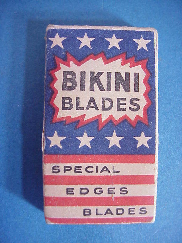 US WWII, Razor Blades Bikini, very good condition