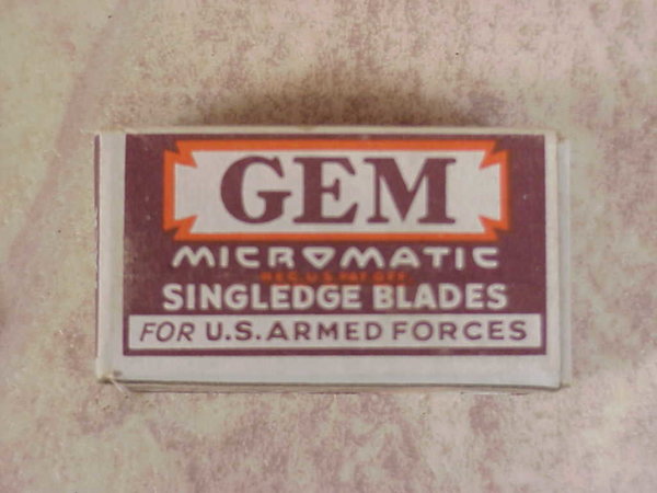 US WWII, Razor Blades GEM Micromatic, very good condition