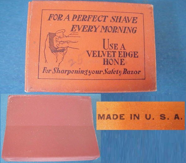 US WWII, Razor Blades Sharpener Velvet, good condition