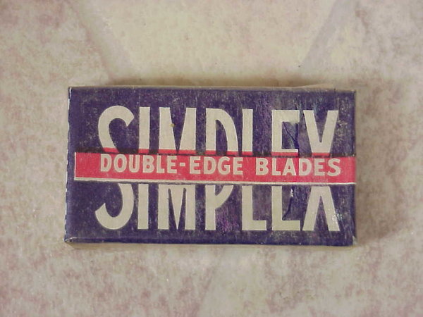 US WWII, Razor Blades Simplex Double Edge, very good condition
