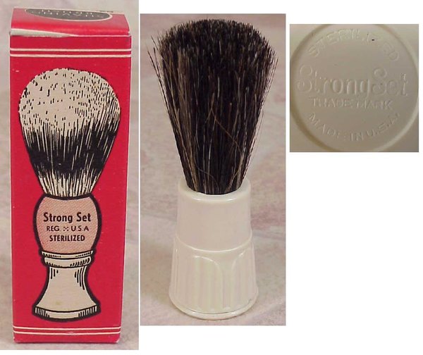 US WWII, Shaving Brush Rubberset Strong Set, very good condition
