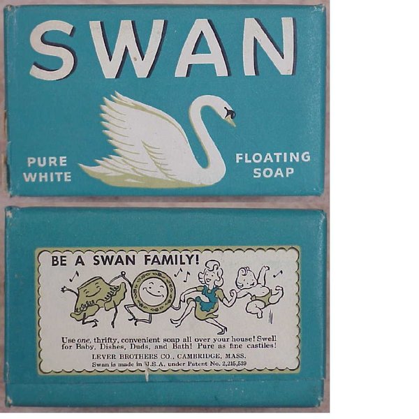 US WWII, Soap Swan be a Swan Family Cartoon, very good condition