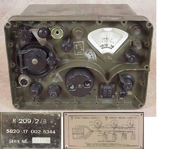 US WWII, Radio BC-R-209-2-B, very good condition