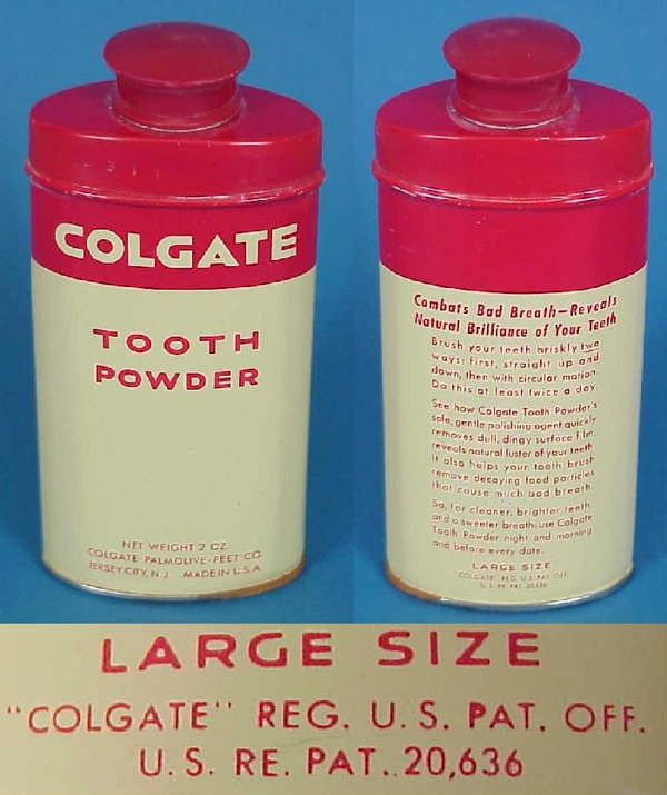US WWII, Tooth Powder Colgate Large Size, very good condition