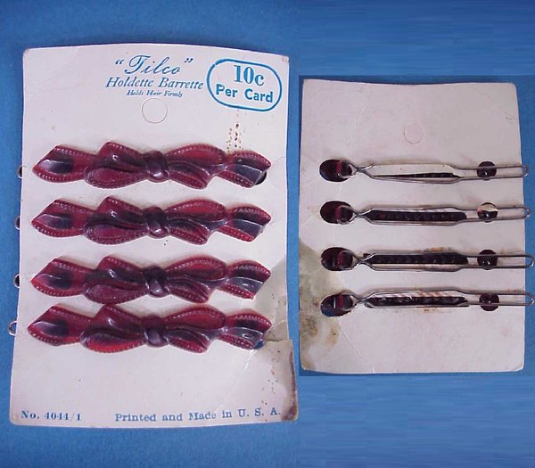 US WWII, WAC Hair Clips Tilco, good condition