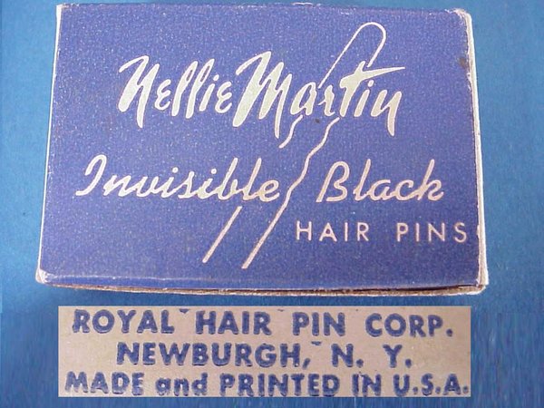 US WWII, WAC Hair Pin Nelly Martin black, very good condition
