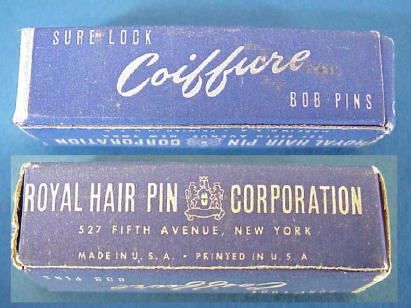 US WWII, WAC Hair Pins Royal HP Co. good condition