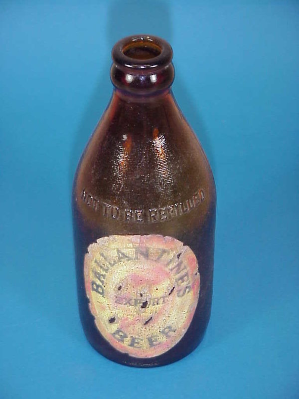 US WWII, Bottle Beer Balantines, condition see picture