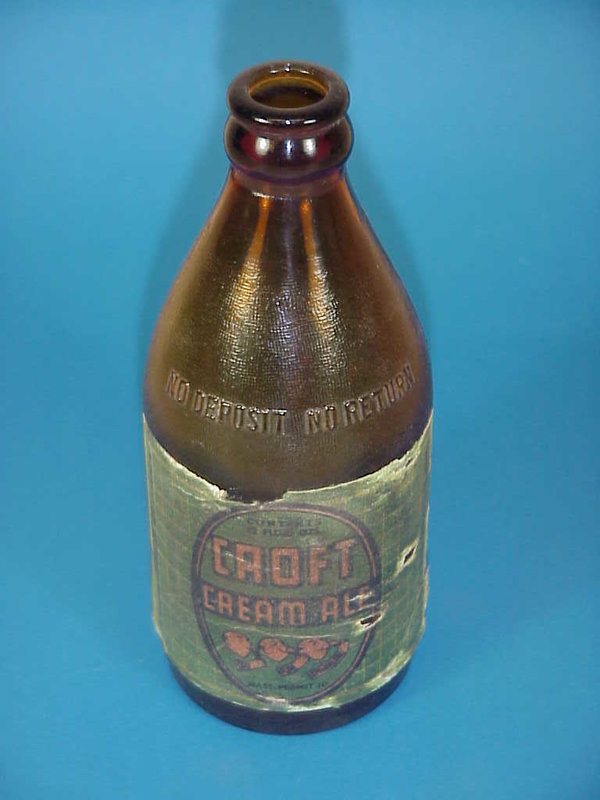US WWII, Bottle Beer Croft, condition see picture