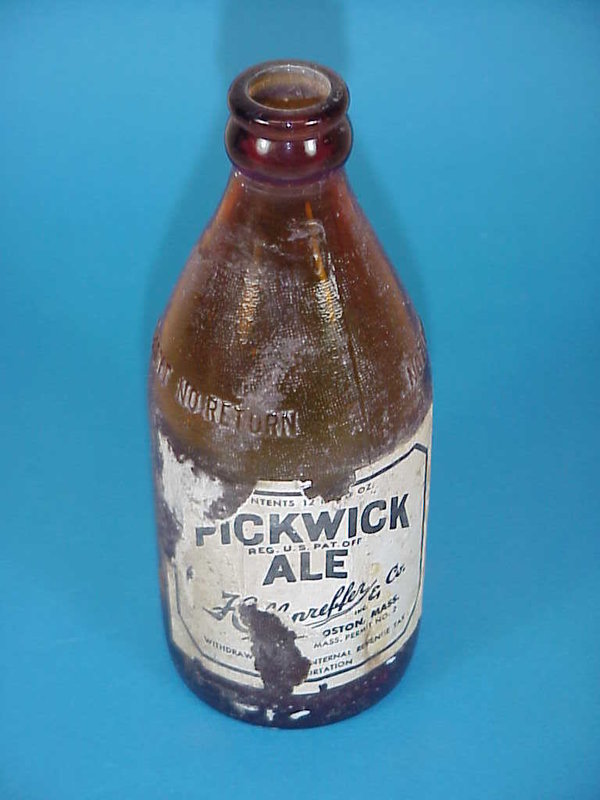 US WWII, Bottle Beer Pickwick Ale, condition see picture