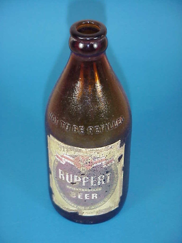 US WWII, Bottle Beer Ruppert 1, condition see picture