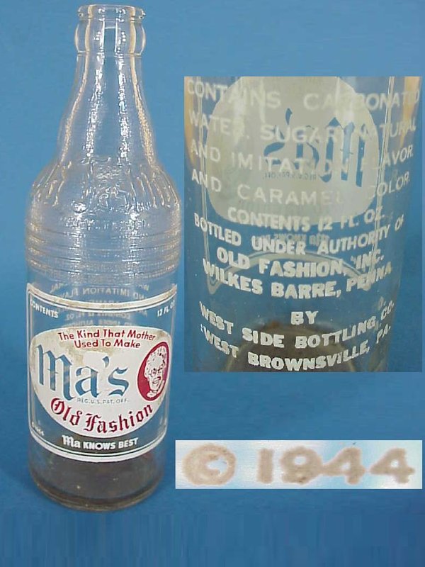 US WWII, Bottle Ma´s 1944, very good condition