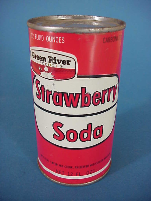 US WWII, Can Soda Strawberry, very good condition