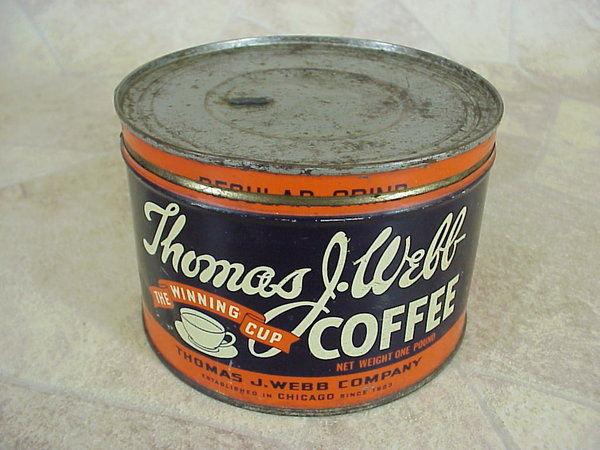 US WWII, Coffee Thomas J. Webb, empty, rare,  good condition