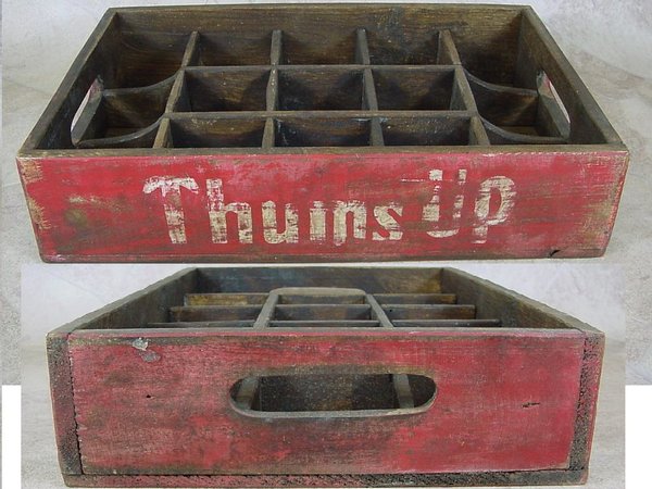 US WWII, Bottle Crate Thums Up, good condition